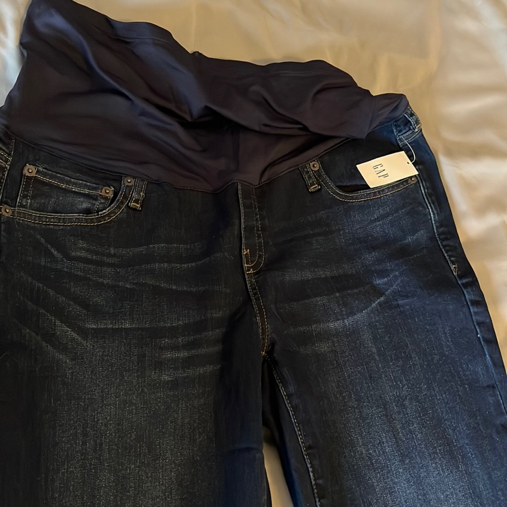 Gap Meternity dark denim